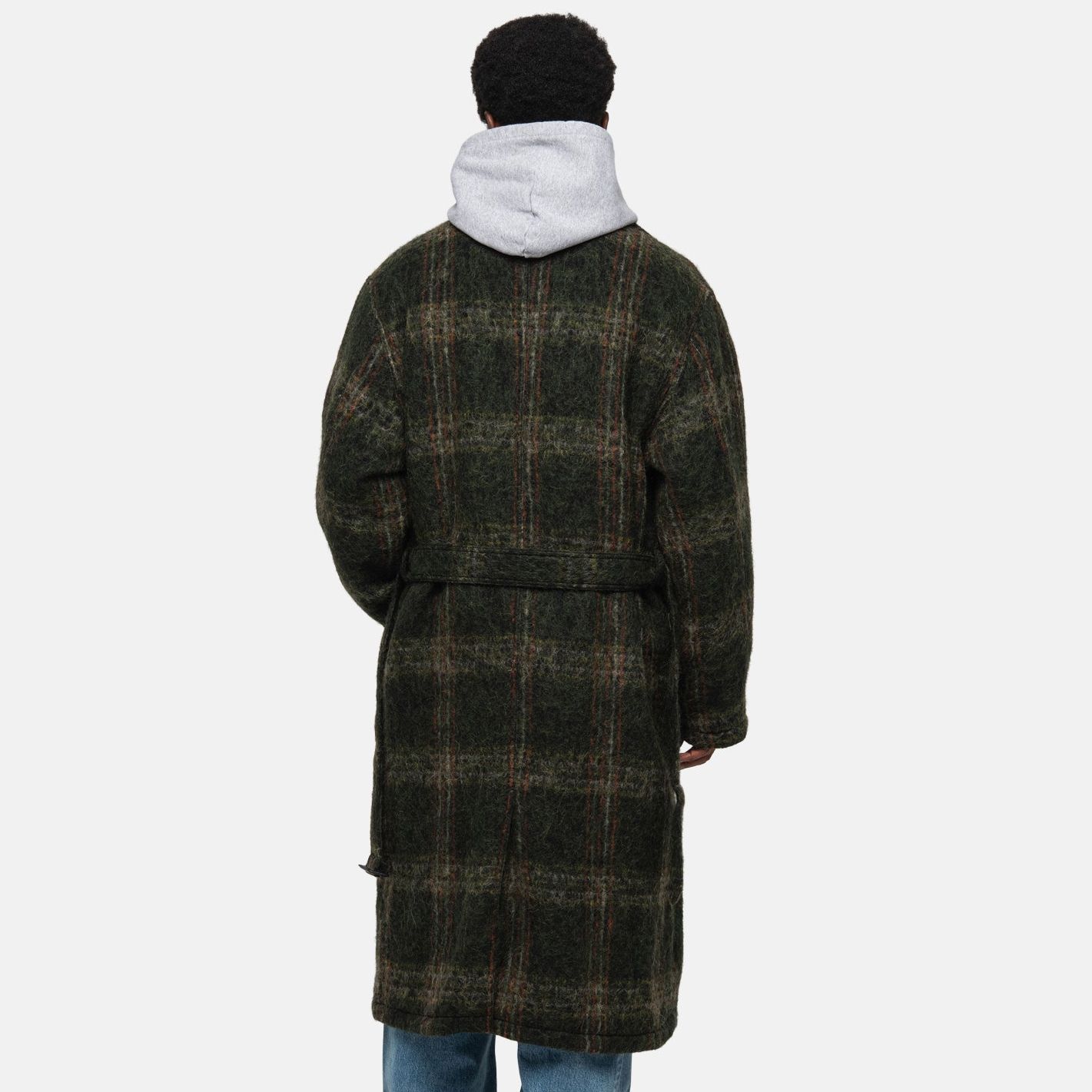 Stüssy Stussy FW23 Double-Breasted Coat with Small Logo Patch Unisex Retro Style. 115732 圖 5
