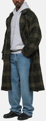 스투시 FW23 더블 브레스티드 코트 스몰 로고 패치 유니섹스 레트로 스타일. 115732 Details for 스투시 FW23 더블 브레스티드 코트 스몰 로고 패치 유니섹스 레트로 스타일. 115732