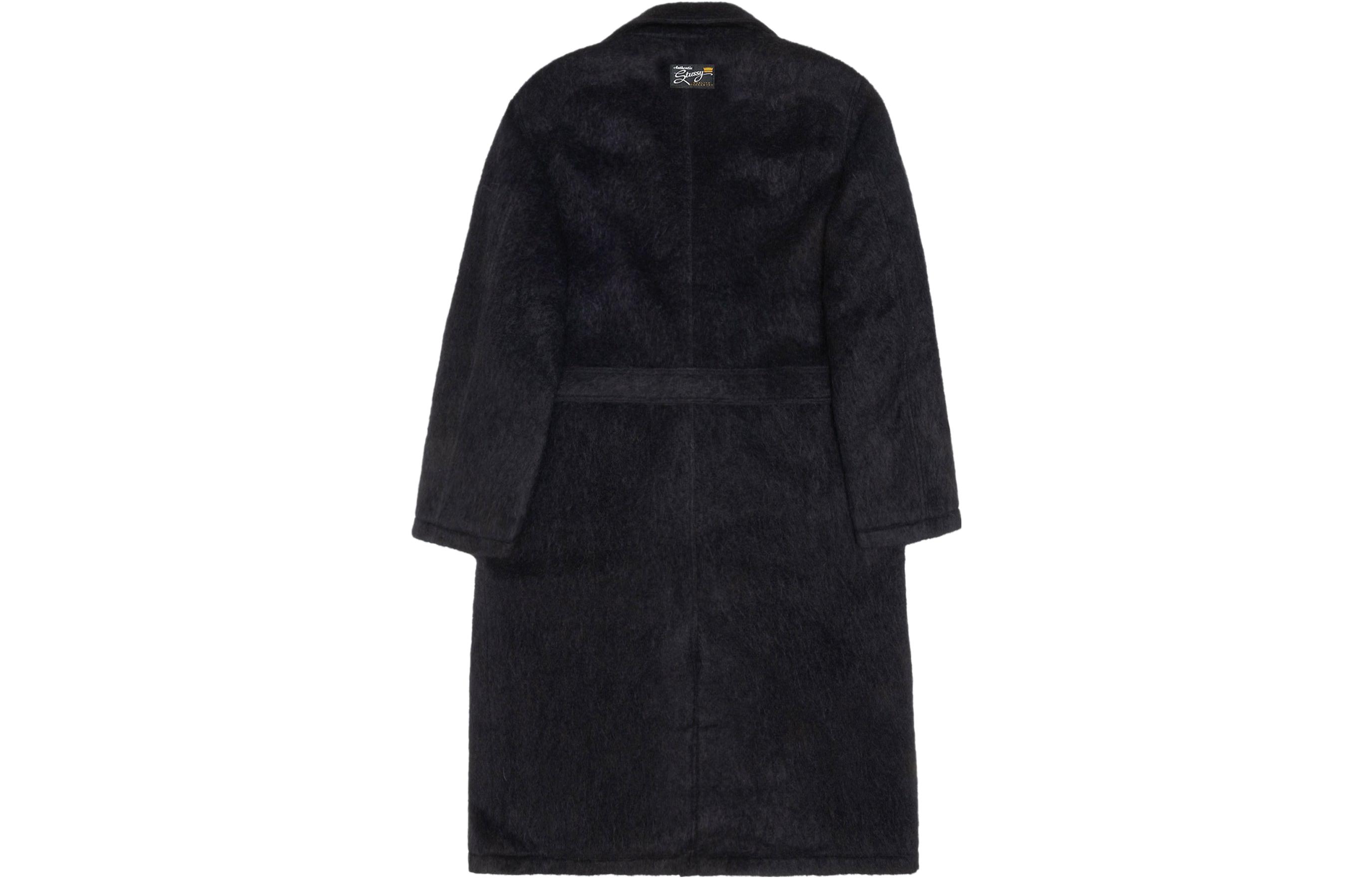 Stüssy Stussy FW23 Double-Breasted Coat with Small Logo Patch Unisex Retro Style. 115732 圖 8