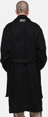 스투시 FW23 더블 브레스티드 코트 스몰 로고 패치 유니섹스 레트로 스타일. 115732 2