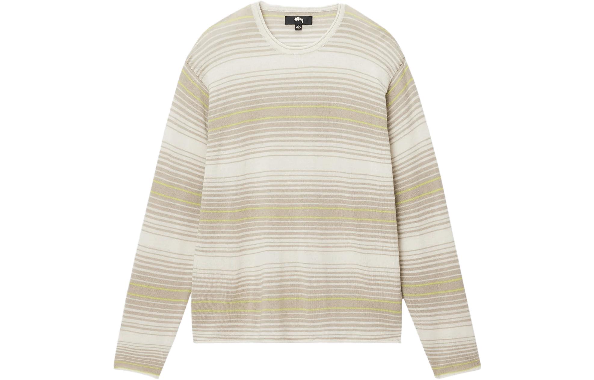 Stüssy Stussy FW23 Horizontal Stripe Sweater Unisex Retro Style Holiday Collection. 117203