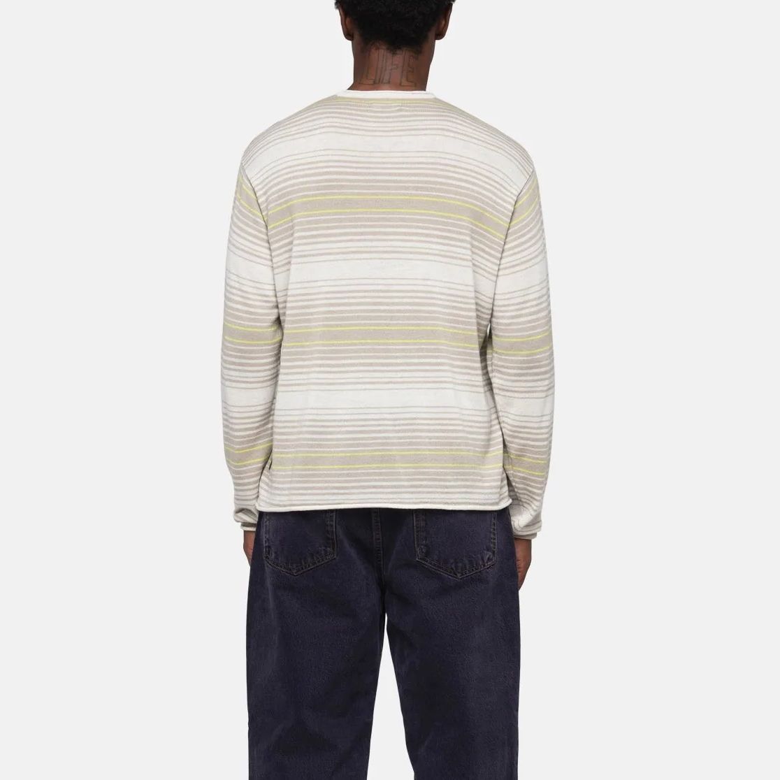 Stüssy Stussy FW23 Horizontal Stripe Sweater Unisex Retro Style Holiday Collection. 117203 圖 5