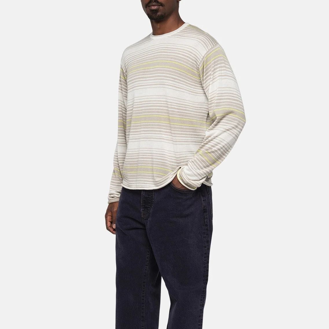 Stüssy Stussy FW23 Horizontal Stripe Sweater Unisex Retro Style Holiday Collection. 117203 圖 6