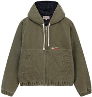 Stüssy Stussy FW23 Insulated Canvas Work Jacket Snake Print Zip Hooded Unisex. 115716 Stüssy Stussy FW23 Insulated Canvas Work Jacket Snake Print Zip Hooded Unisex. 115716