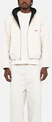 Stüssy Stussy FW23 Insulated Canvas Work Jacket Snake Print Zip Hooded Unisex. 115716 4