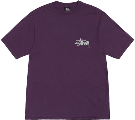 Stüssy 2023秋冬复古电话染色男女同款印花T恤 1904942H 1