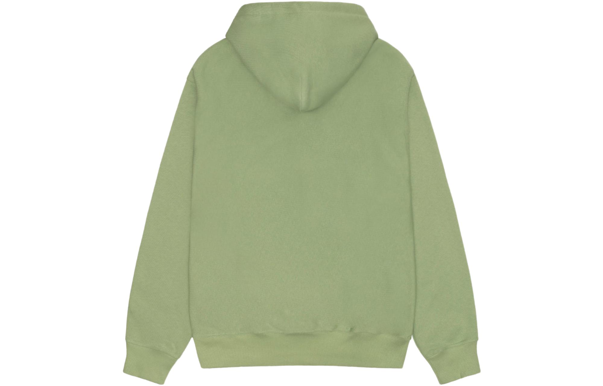 Stüssy Stussy FW23 Oval Corp Graphic Print Fleece Zip Hoodie Unisex Retro Sweatshirt. 1975018 圖 7