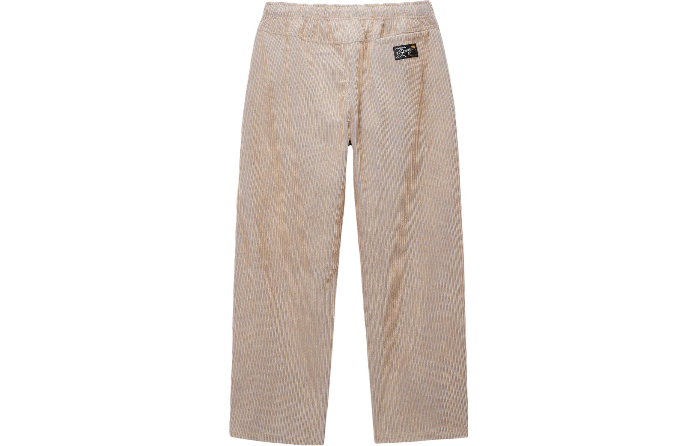 Lookbook Stüssy Stussy FW23 Pinstripe Drawstring Retro Long Casual Pants Unisex. 116641