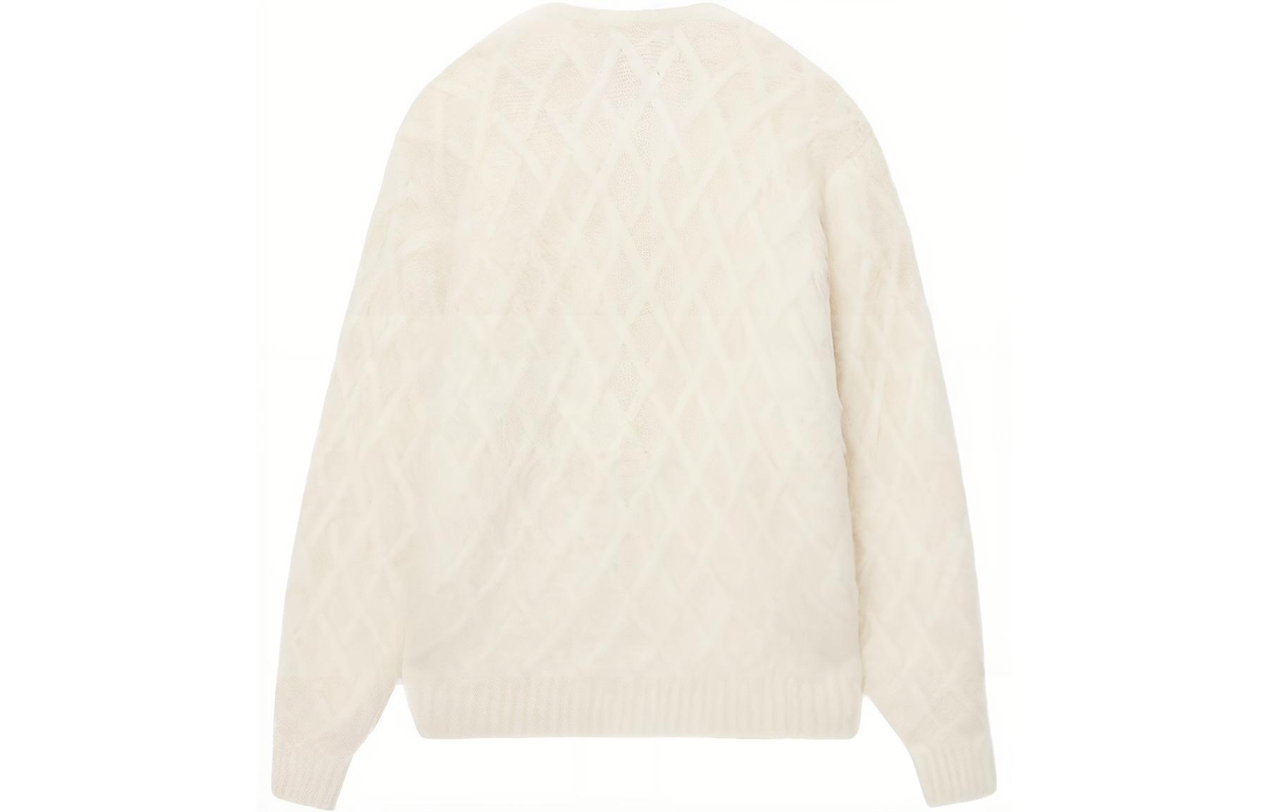 Stüssy Stussy FW23 Plaid Knit Crewneck Sweater Unisex Vintage American Style. 117198 圖 5