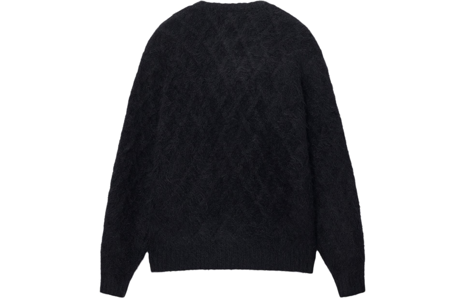 Stüssy Stussy FW23 Plaid Knit Crewneck Sweater Unisex Vintage American Style. 117198 圖 7