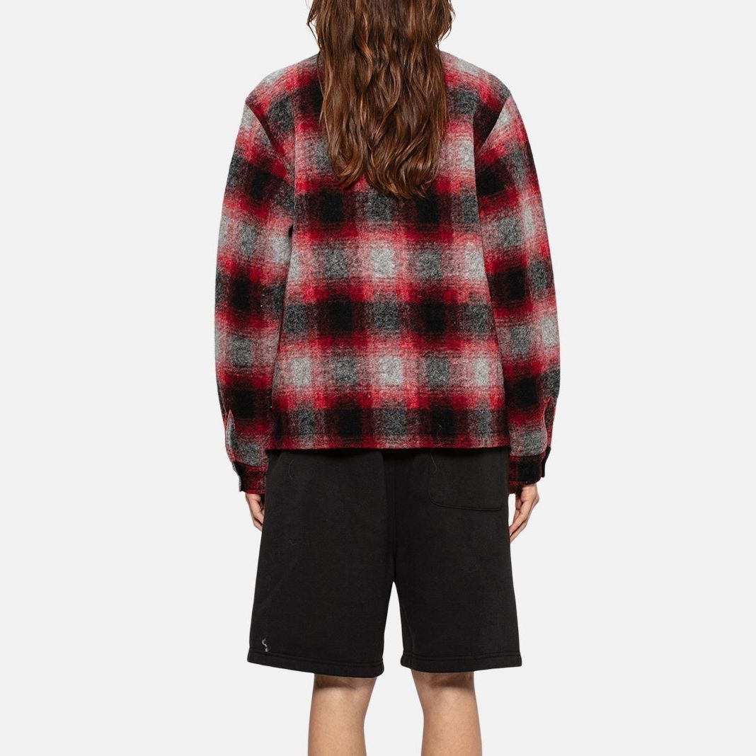 Stüssy Stussy FW23 Plaid Zip-Up Shirt Jacket Unisex Vintage Americana Style. 1110307 圖 5