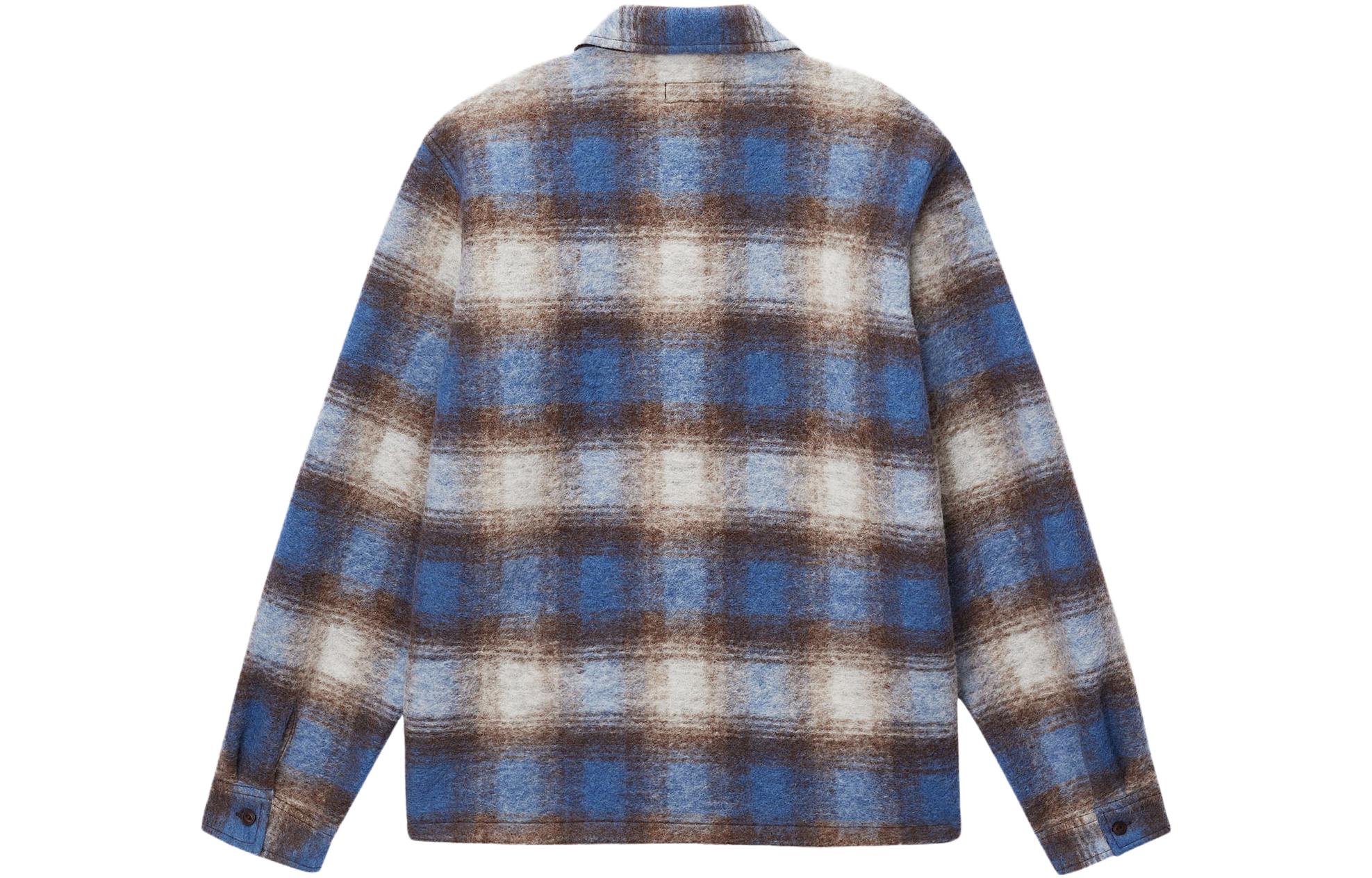 Stüssy Stussy FW23 Plaid Zip-Up Shirt Jacket Unisex Vintage Americana Style. 1110307 圖 8