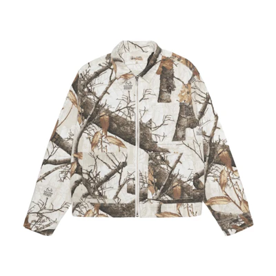 Stüssy Stussy FW23 Realtree Camo Zip Work Jacket Unisex Retro Casual Outerwear. 115683p