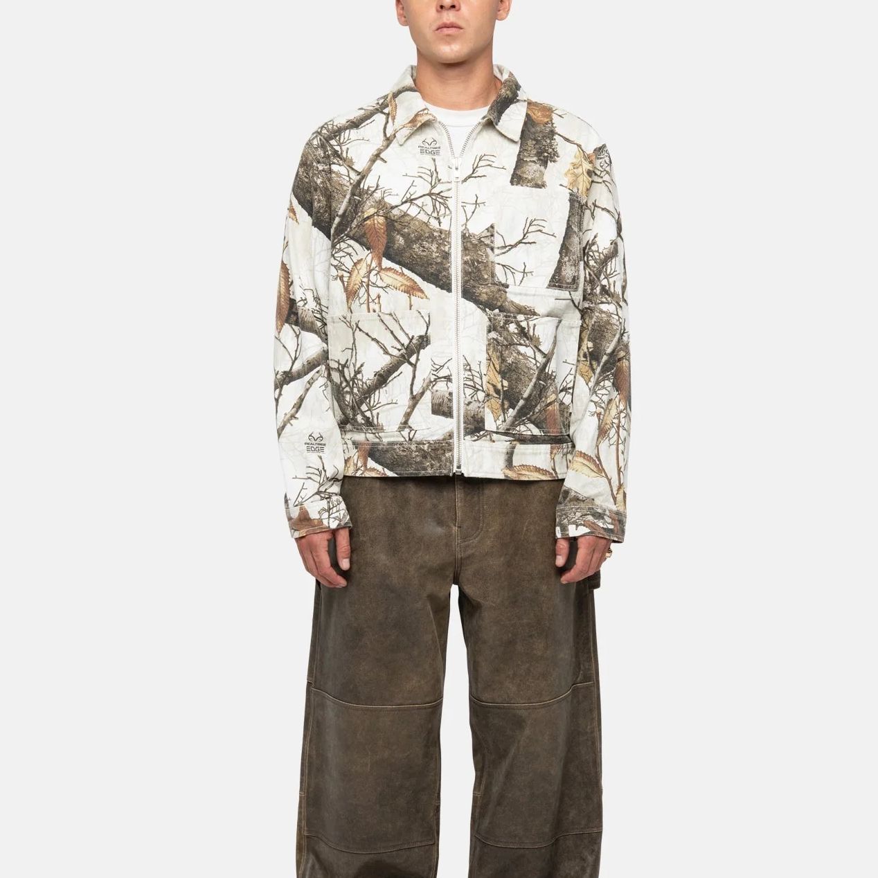 Stüssy Stussy FW23 Realtree Camo Zip Work Jacket Unisex Retro Casual Outerwear. 115683p 圖 4