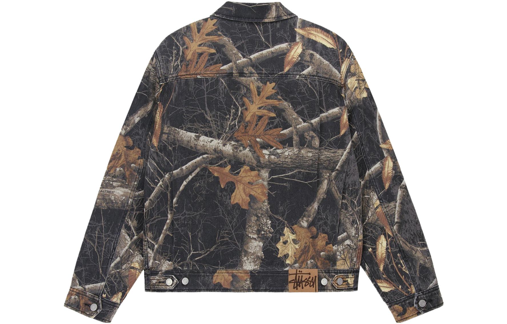 Stüssy Stussy FW23 Realtree Camo Zip Work Jacket Unisex Retro Casual Outerwear. 115683p 圖 8