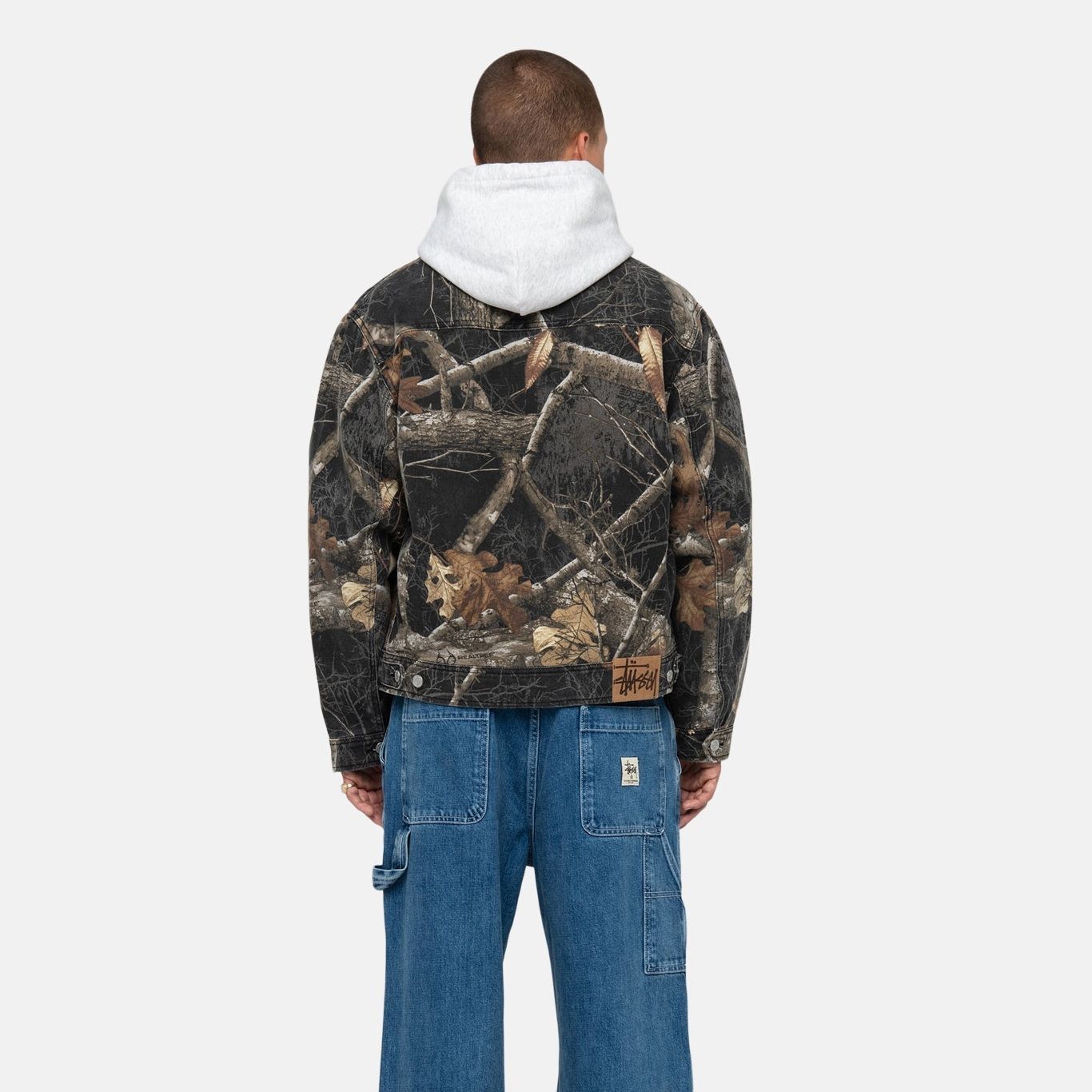 Stüssy Stussy FW23 Realtree Camo Zip Work Jacket Unisex Retro Casual Outerwear. 115683p 圖 10