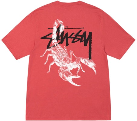 Stüssy FW23 蠍子圖案復古男女款T恤。 1905016 Order Stüssy FW23 蠍子圖案復古男女款T恤。 1905016