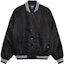 Order Stüssy Stussy FW23 Sequin Satin Jacket Black Retro Unisex Dice Pattern Warm Coat. 115718