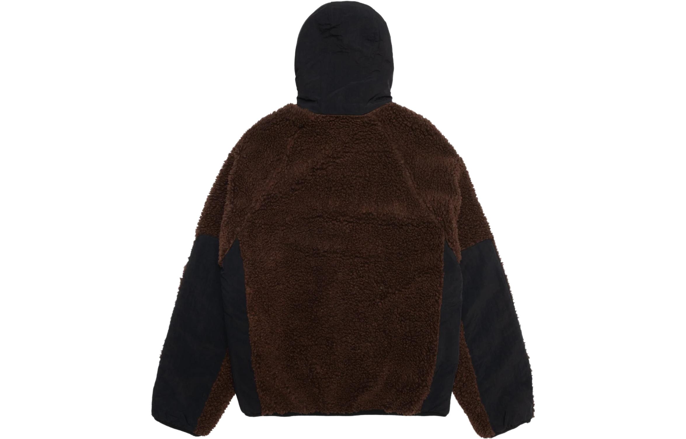 Stüssy Stussy FW23 Sherpa Paneled Hooded Jacket Vintage Unisex Zip-Up Outerwear. 118530 圖 16