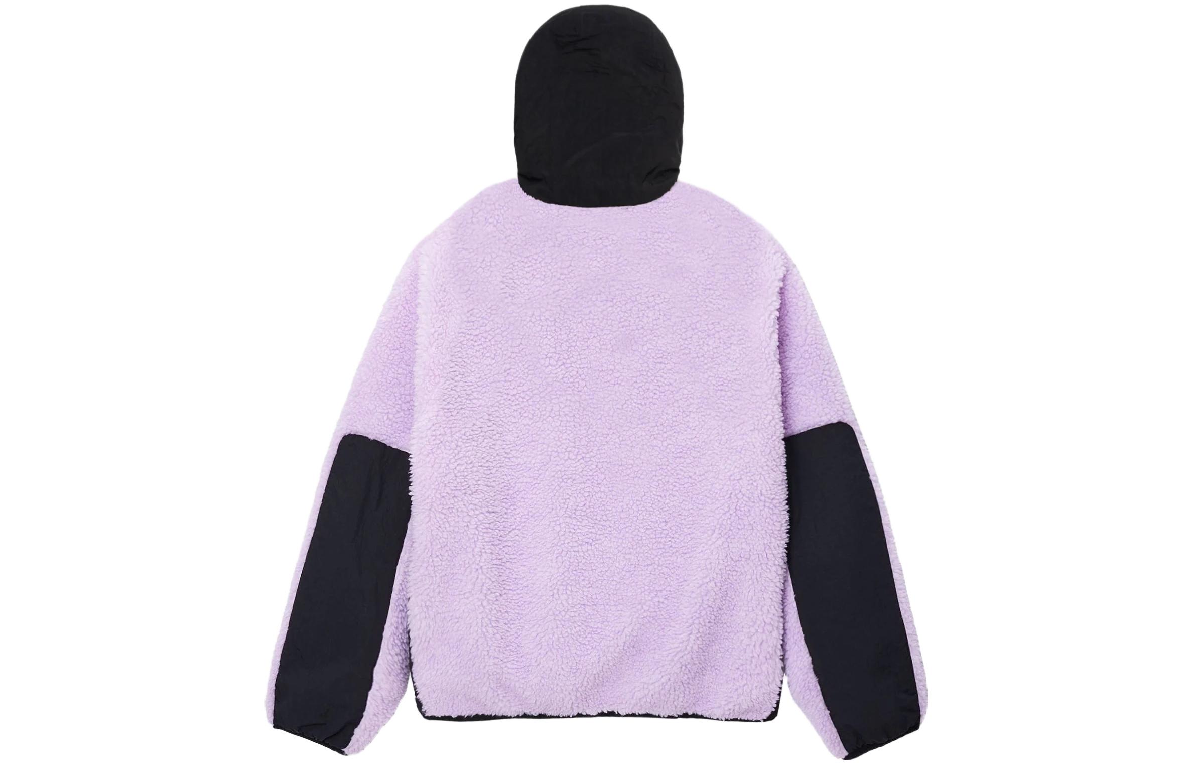 Stüssy Stussy FW23 Sherpa Paneled Hooded Jacket Vintage Unisex Zip-Up Outerwear. 118530 圖 18