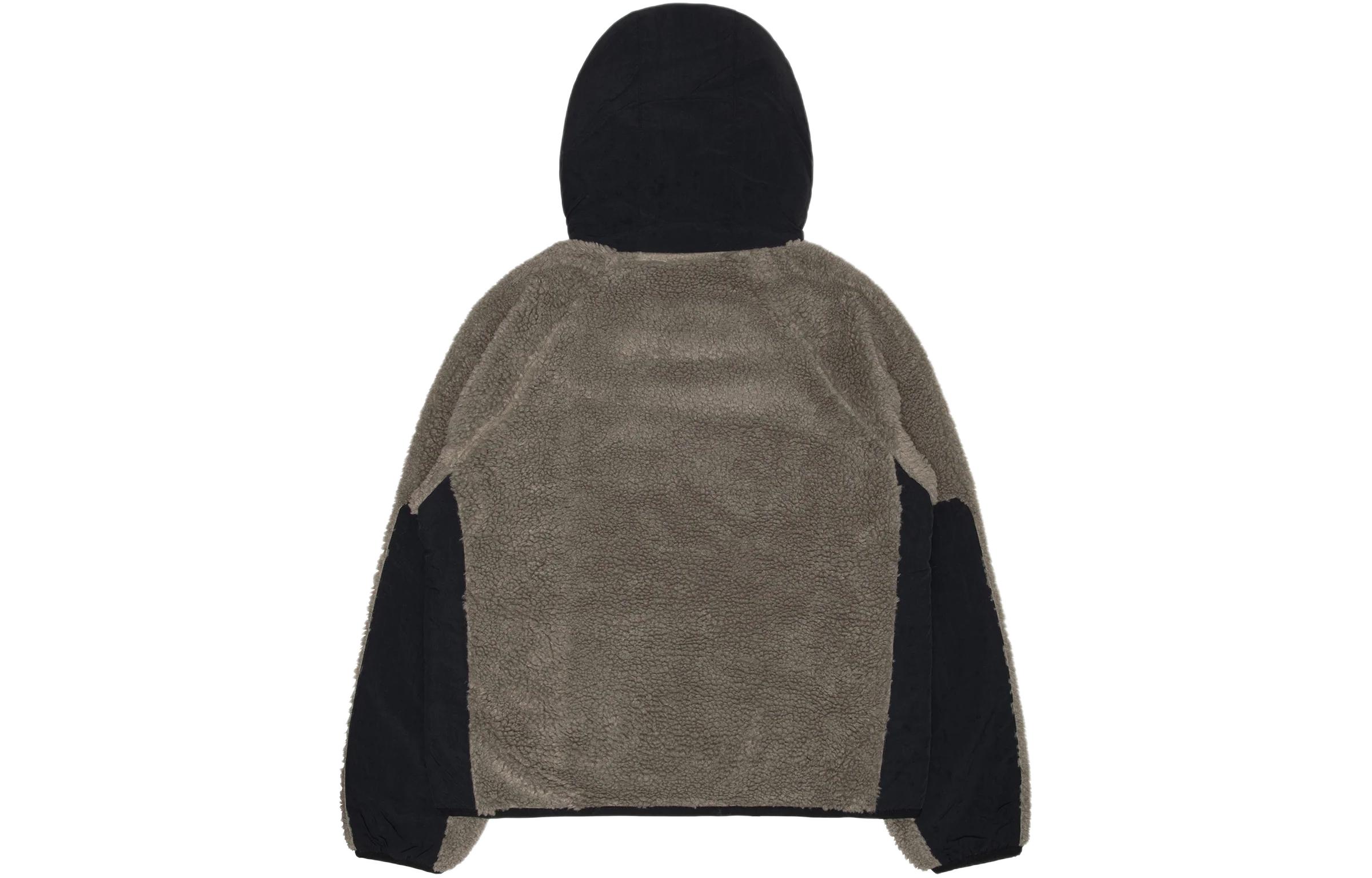 Stüssy Stussy FW23 Sherpa Paneled Hooded Jacket Vintage Unisex Zip-Up Outerwear. 118530 圖 20