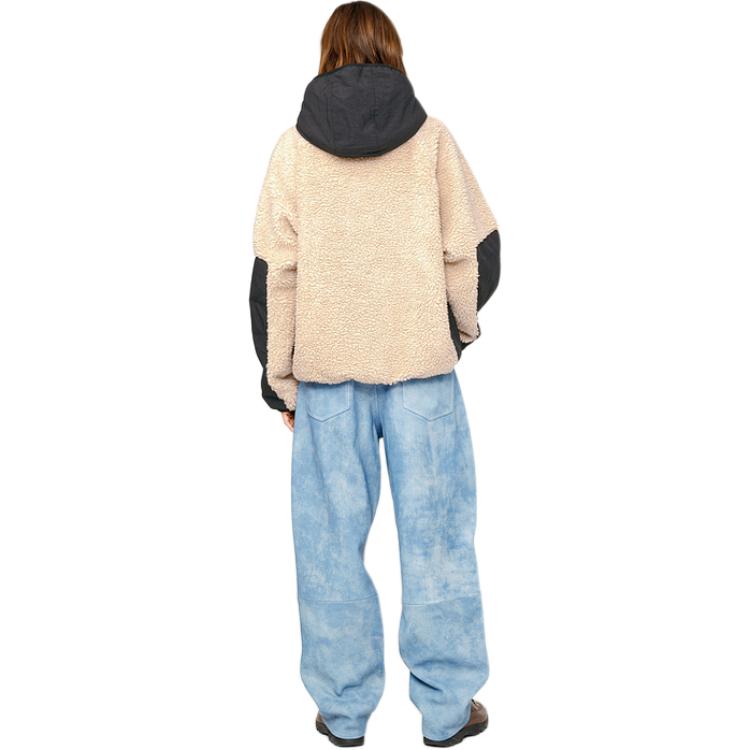Stüssy Stussy FW23 Sherpa Paneled Hooded Jacket Vintage Unisex Zip-Up Outerwear. 118530 圖 29