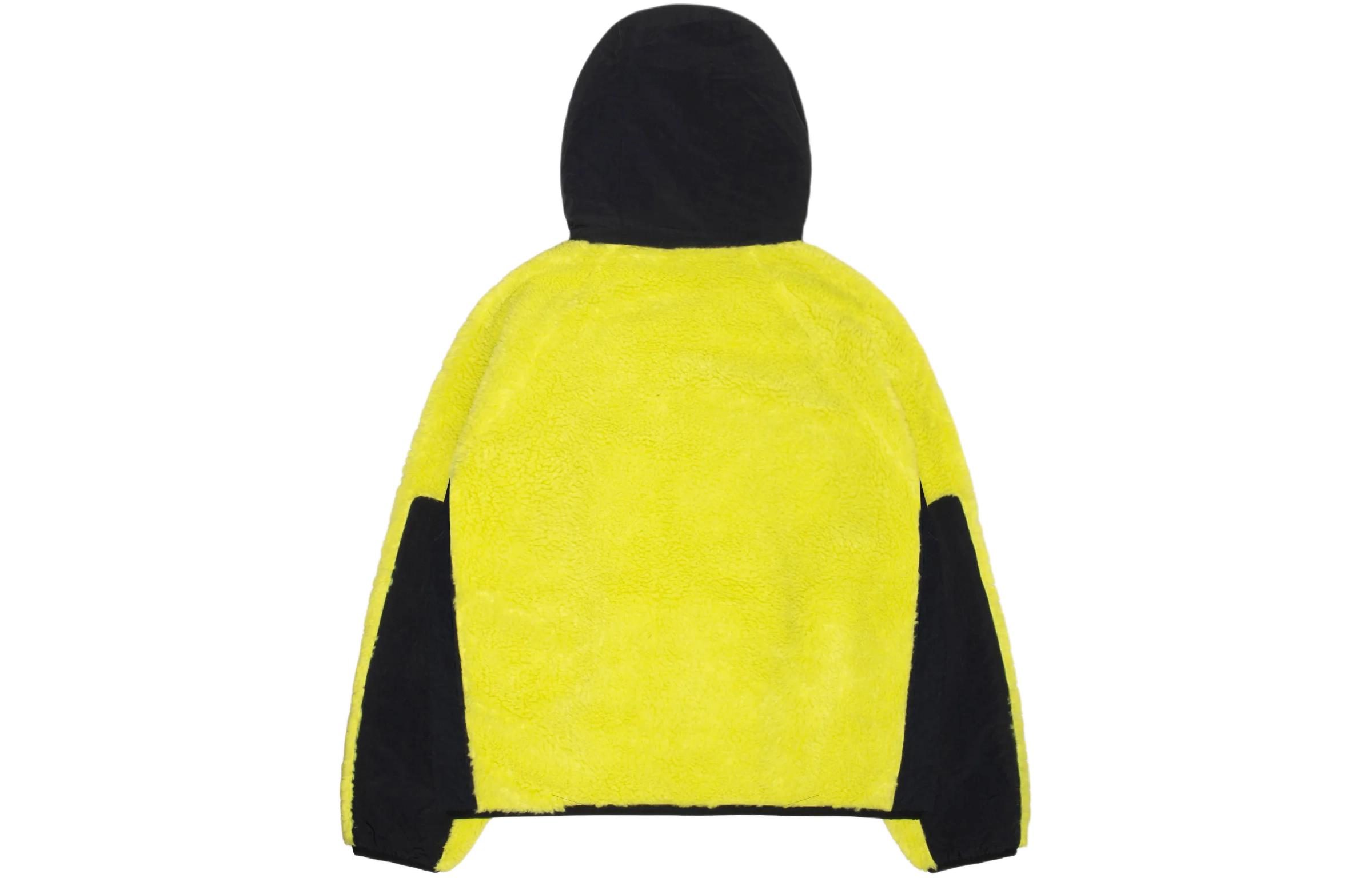 Stüssy Stussy FW23 Sherpa Paneled Hooded Jacket Vintage Unisex Zip-Up Outerwear. 118530 圖 3