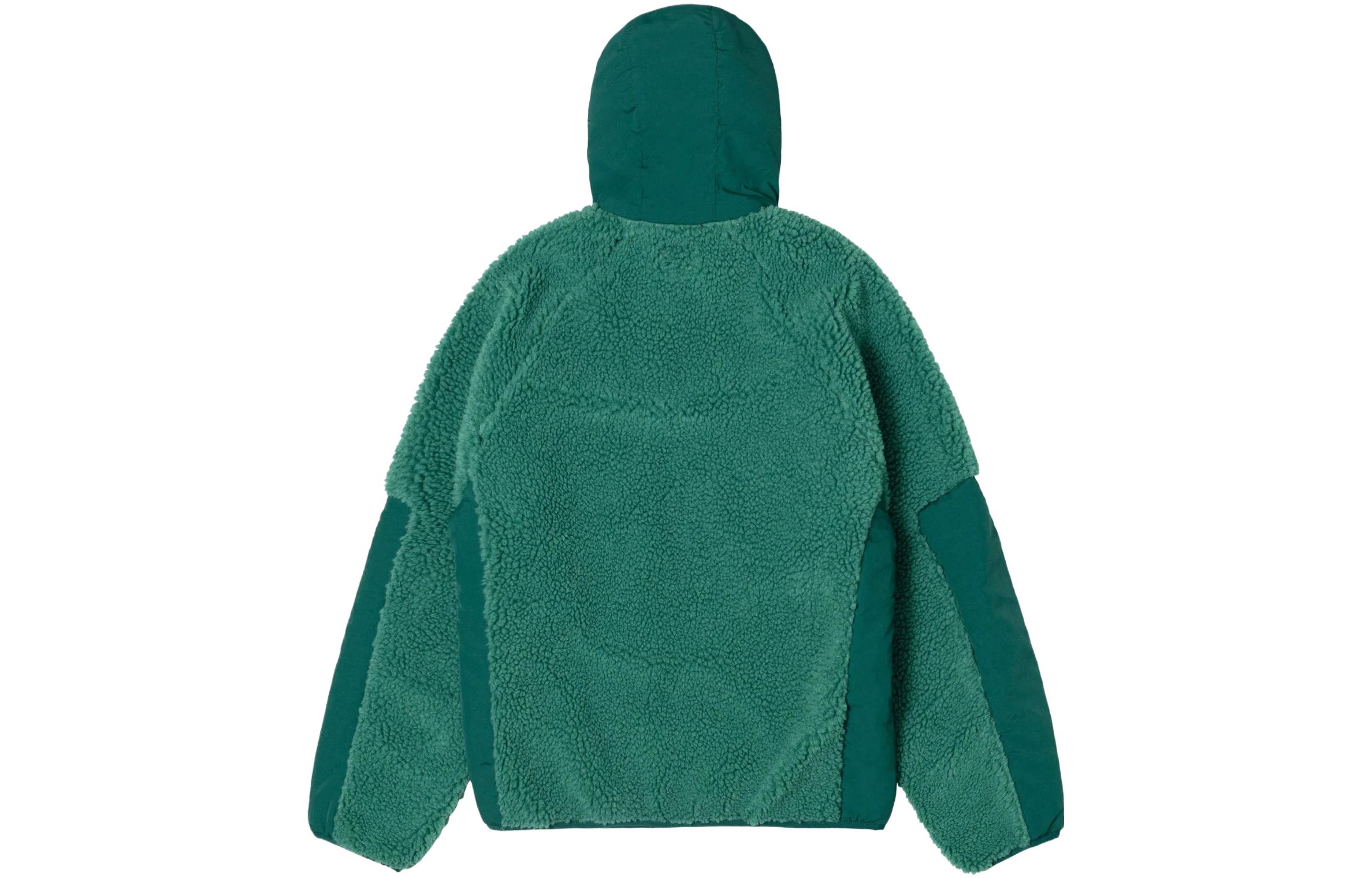 Stüssy Stussy FW23 Sherpa Paneled Hooded Jacket Vintage Unisex Zip-Up Outerwear. 118530 圖 8