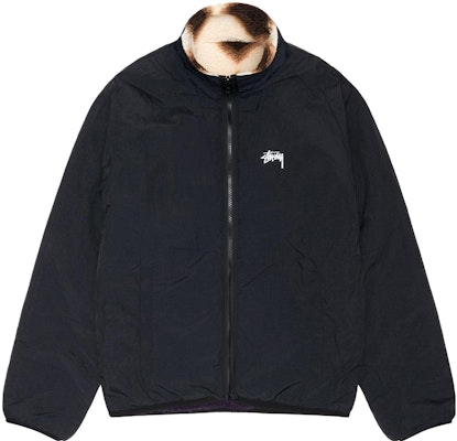 Stüssy Stussy FW23 Sherpa Reversible Jacket Plaid Nylon Vintage Retro Unisex Jacket. 118546 9