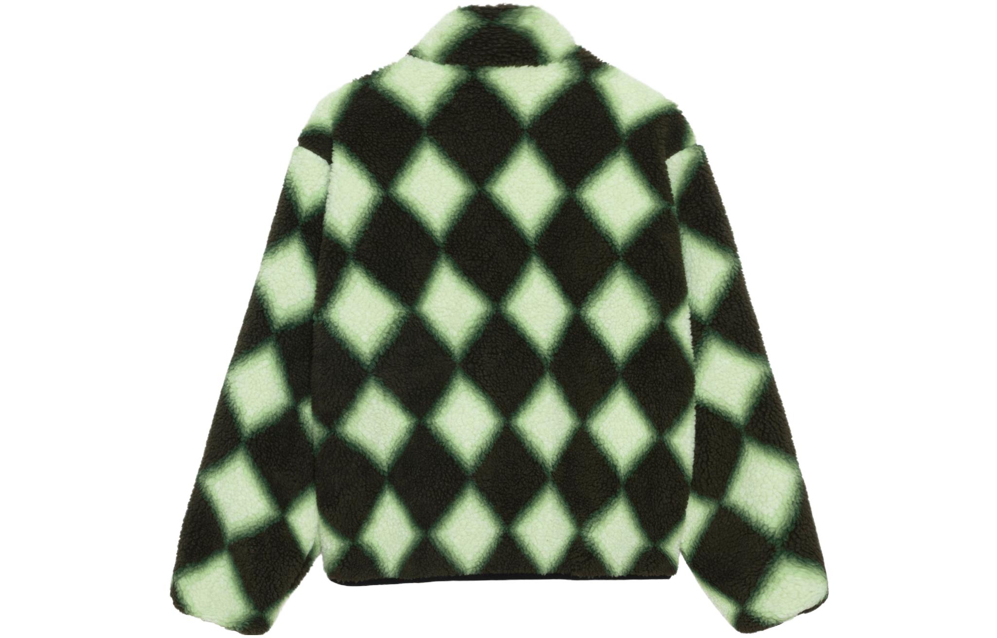 Lookbook Stüssy Stussy FW23 Sherpa Reversible Jacket Plaid Nylon Vintage Retro Unisex Jacket. 118546