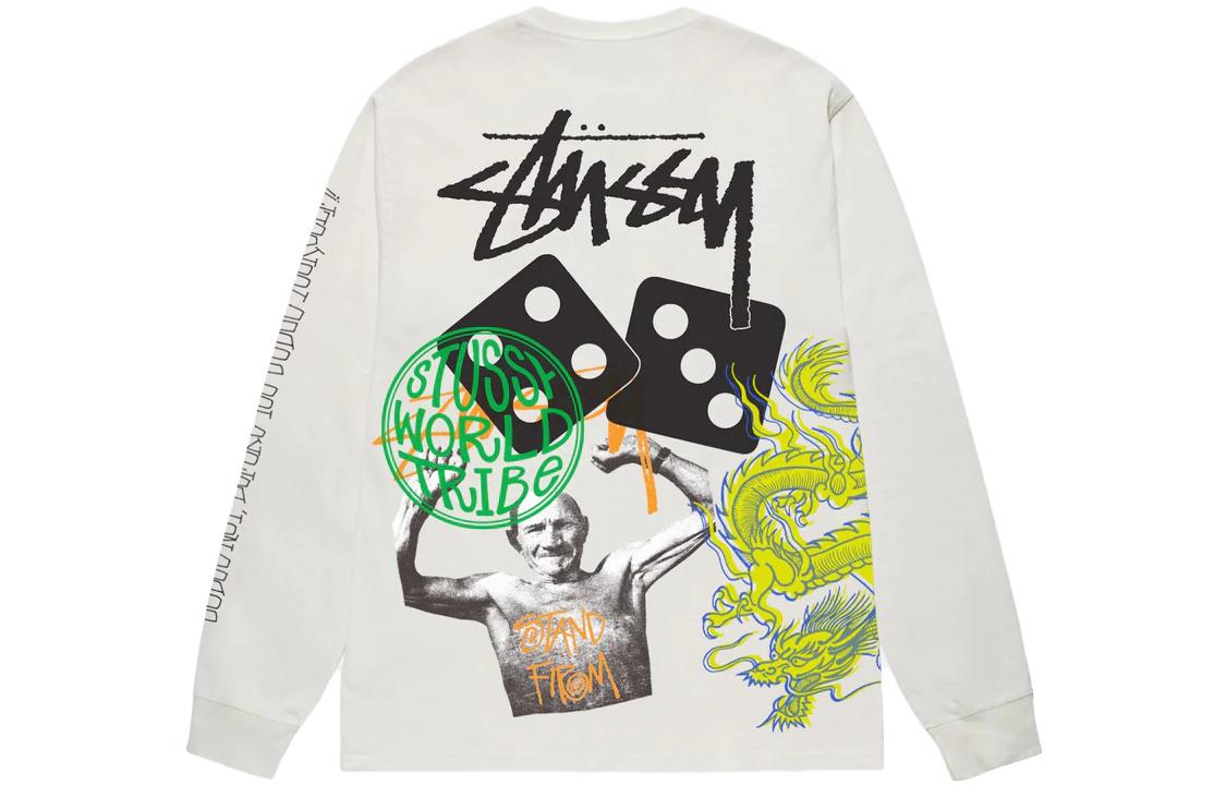 Purchase Stüssy 2023秋冬染色长袖T恤 骰子印花复古男女款 1994951