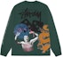 Sizing Stüssy 2023秋冬染色长袖T恤 骰子印花复古男女款 1994951