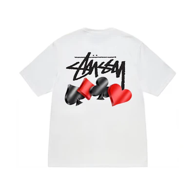 Stüssy Stussy FW23 Suits Tee Poker Floral Graphic Unisex Short Sleeve T-Shirt. 1904938