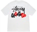 Order Stüssy Stussy FW23 Suits Tee Poker Floral Graphic Unisex Short Sleeve T-Shirt. 1904938