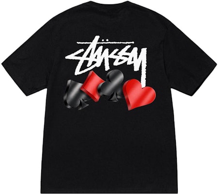 Stüssy Stussy FW23 Suits Tee Poker Floral Graphic Unisex Short Sleeve T-Shirt. 1904938 Shop Stüssy Stussy FW23 Suits Tee Poker Floral Graphic Unisex Short Sleeve T-Shirt. 1904938