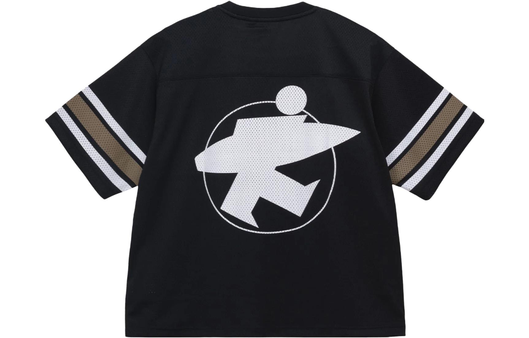 Stüssy Stussy FW23 Surman Mesh Football Jersey Retro Surf Logo Unisex Short Sleeve Tee. 1140332 圖 2
