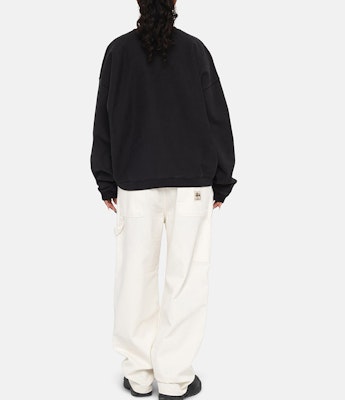 Stüssy 2023秋冬复古宽松款学院风圆领卫衣 男女同款. 118536-STUSSY 2