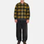 Shop Stüssy Stussy FW23 Wool Plaid Zip Shirt Retro Unisex Long Sleeve Casual Shirt. 1110297