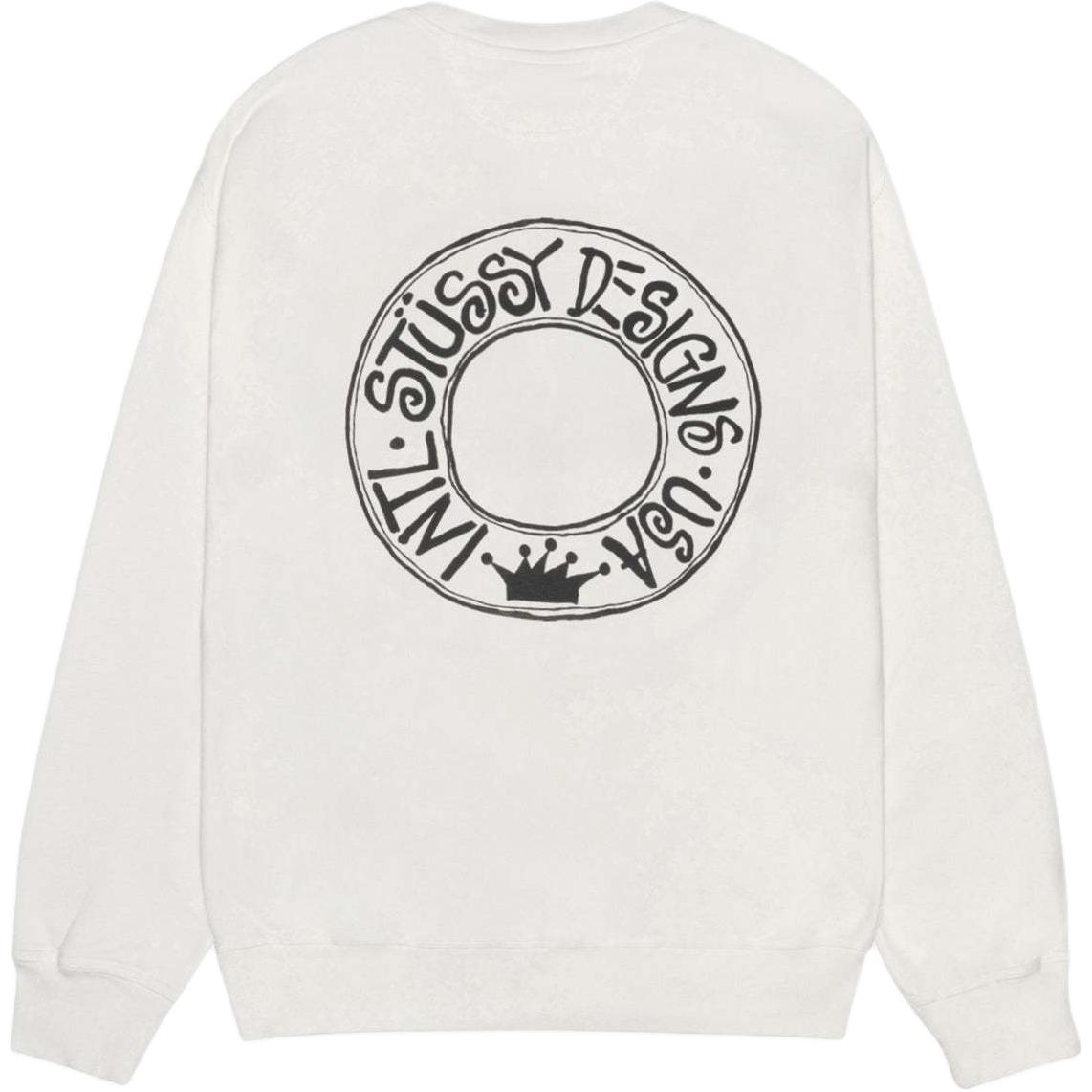 Stüssy Stussy FW24 BUANA Crewneck Pigment Dyed Vintage Logo Sweatshirt Unisex. 1915052t 圖 11