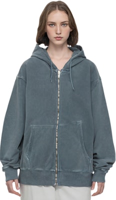 Stüssy Stussy FW24 BUANA Zip Hoodie Pigment Dyed Vintage Unisex Fleece Hoodie Lelaki Wanita. 1975052 4