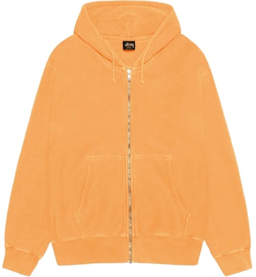 Stüssy Stussy FW24 BUANA Zip Hoodie Pigment Dyed Vintage Unisex Fleece Hoodie Lelaki Wanita. 1975052 5