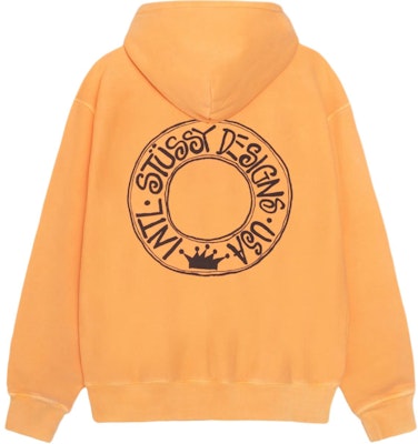 Stüssy Stussy FW24 BUANA Zip Hoodie Pigment Dyed Vintage Unisex Fleece Hoodie Lelaki Wanita. 1975052 6