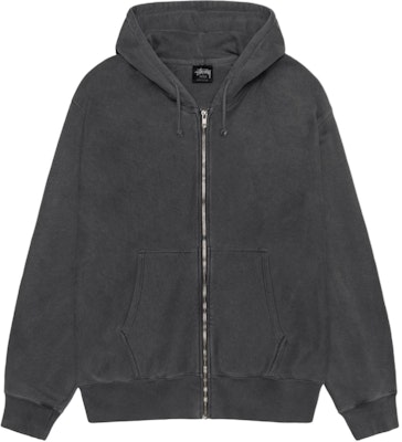 Stüssy Stussy FW24 BUANA Zip Hoodie Pigment Dyed Vintage Unisex Fleece Hoodie Lelaki Wanita. 1975052 Lookbook Stüssy Stussy FW24 BUANA Zip Hoodie Pigment Dyed Vintage Unisex Fleece Hoodie Lelaki Wanita. 1975052