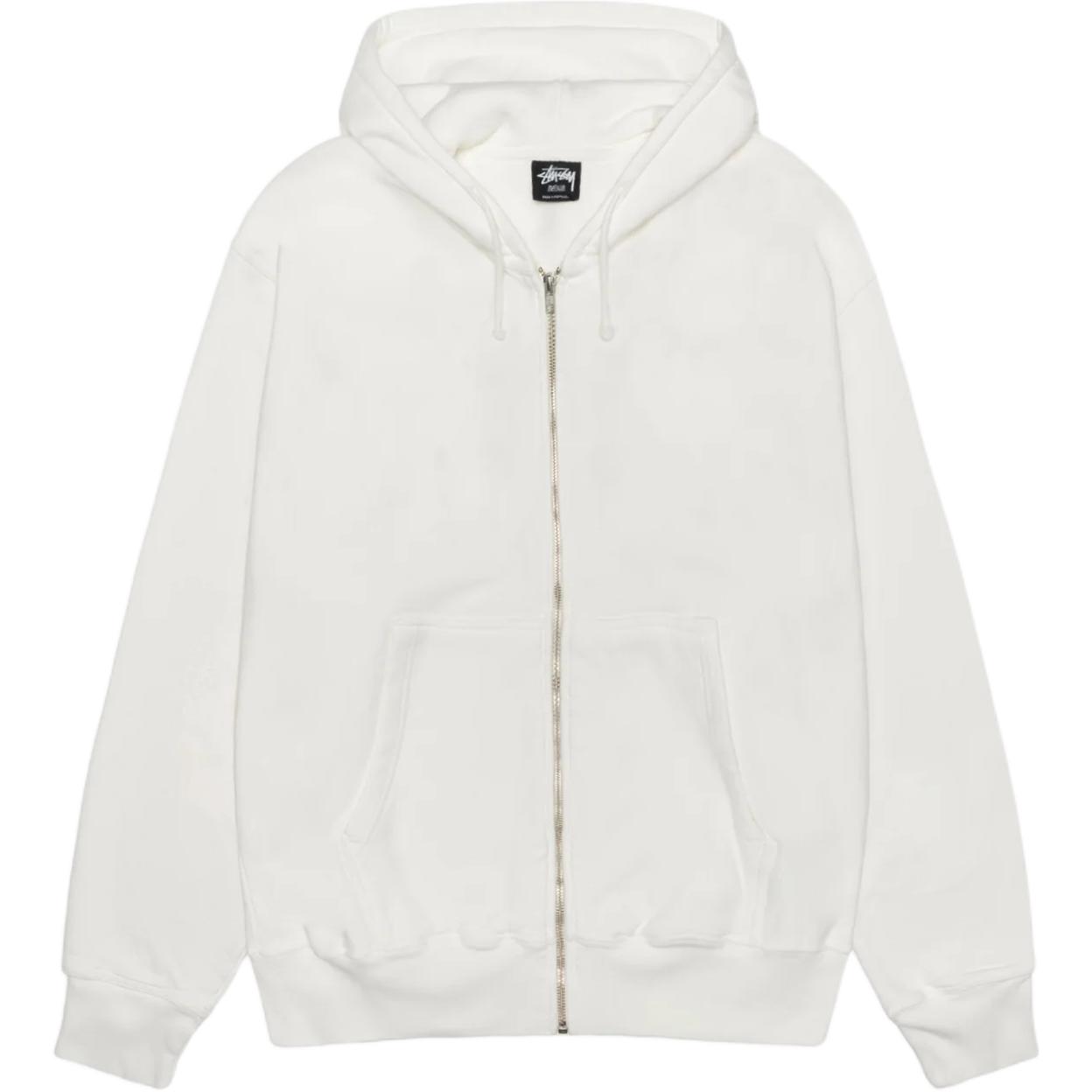 Cheap Stüssy Stussy FW24 BUANA Zip Hoodie Pigment Dyed Vintage Unisex Fleece Hoodie Lelaki Wanita. 1975052