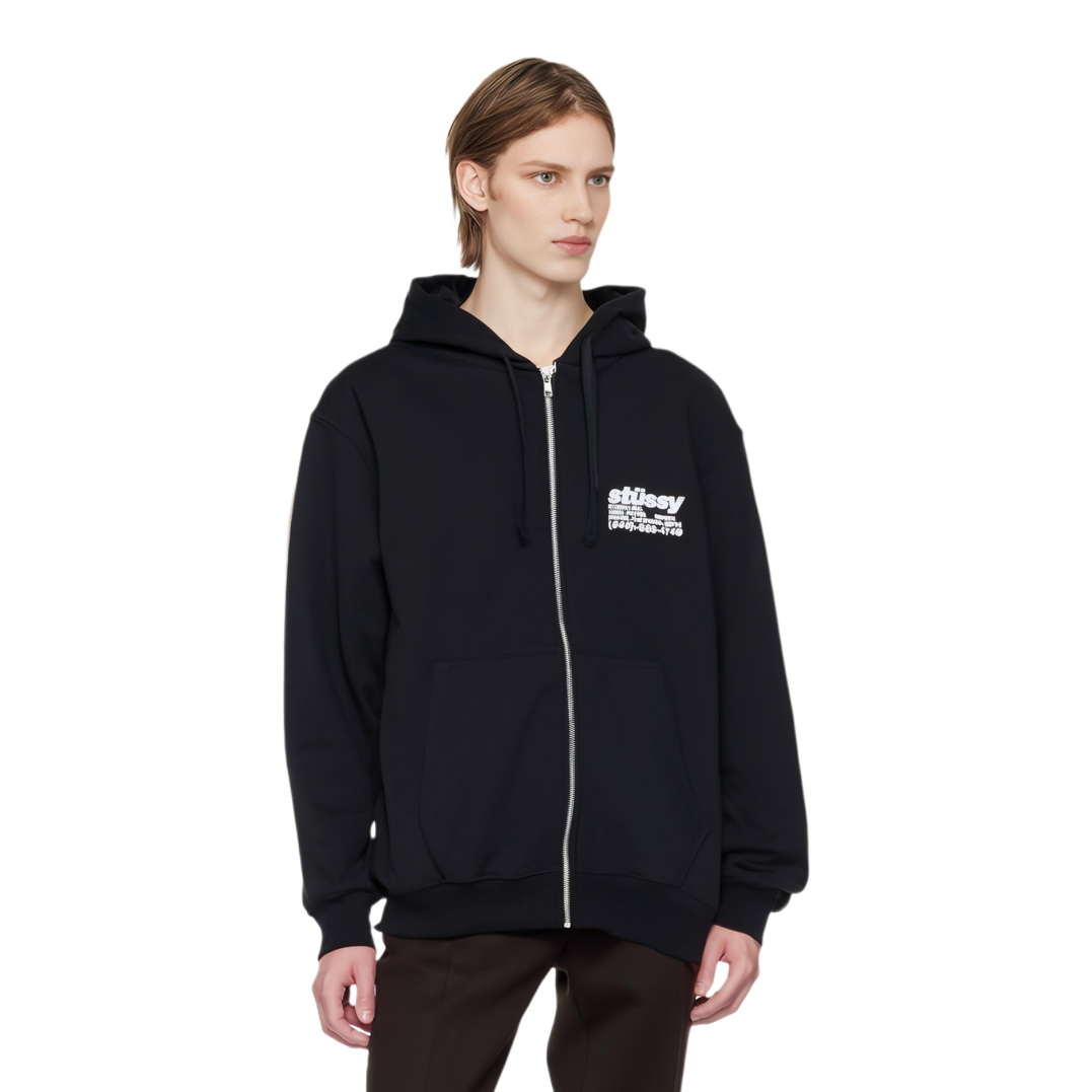 Stüssy Stussy FW24 DNA Zip Hoodie Unisex Vintage Fleece Pullover Casual Sweatshirt. 1975038 圖 10