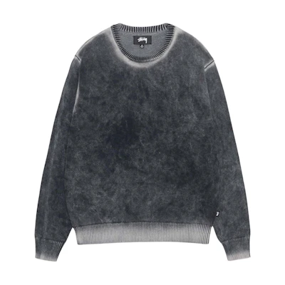 Stüssy Stussy FW24 Faded Cotton Knit Crew Vintage Unisex Sweater. 117239