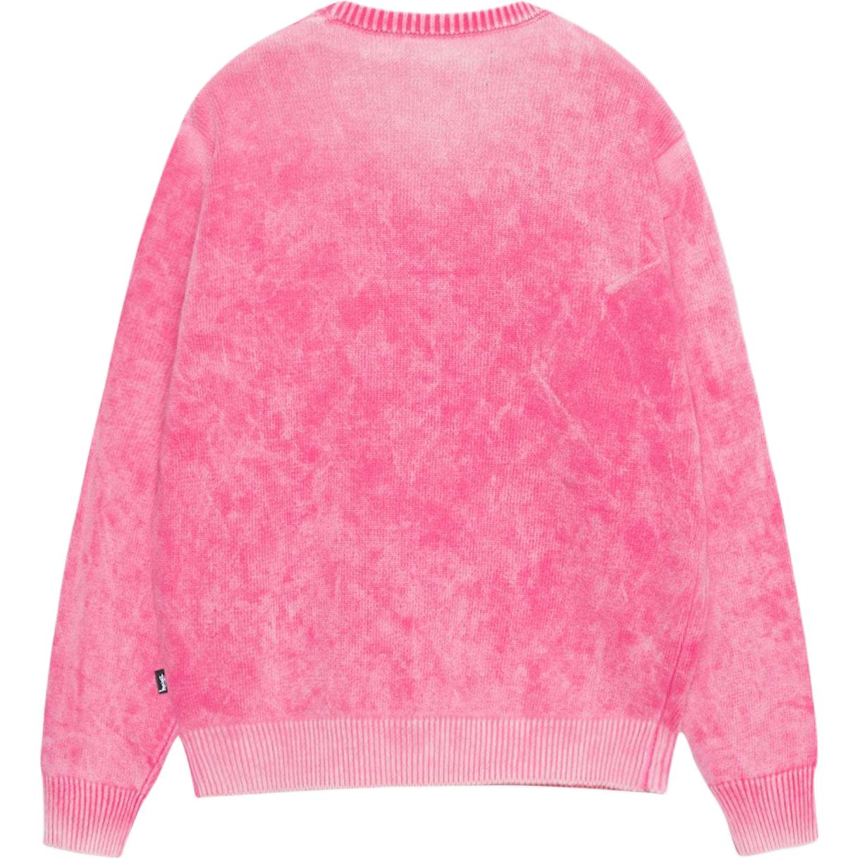 Stüssy Stussy FW24 Faded Cotton Knit Crew Vintage Unisex Sweater. 117239 圖 11