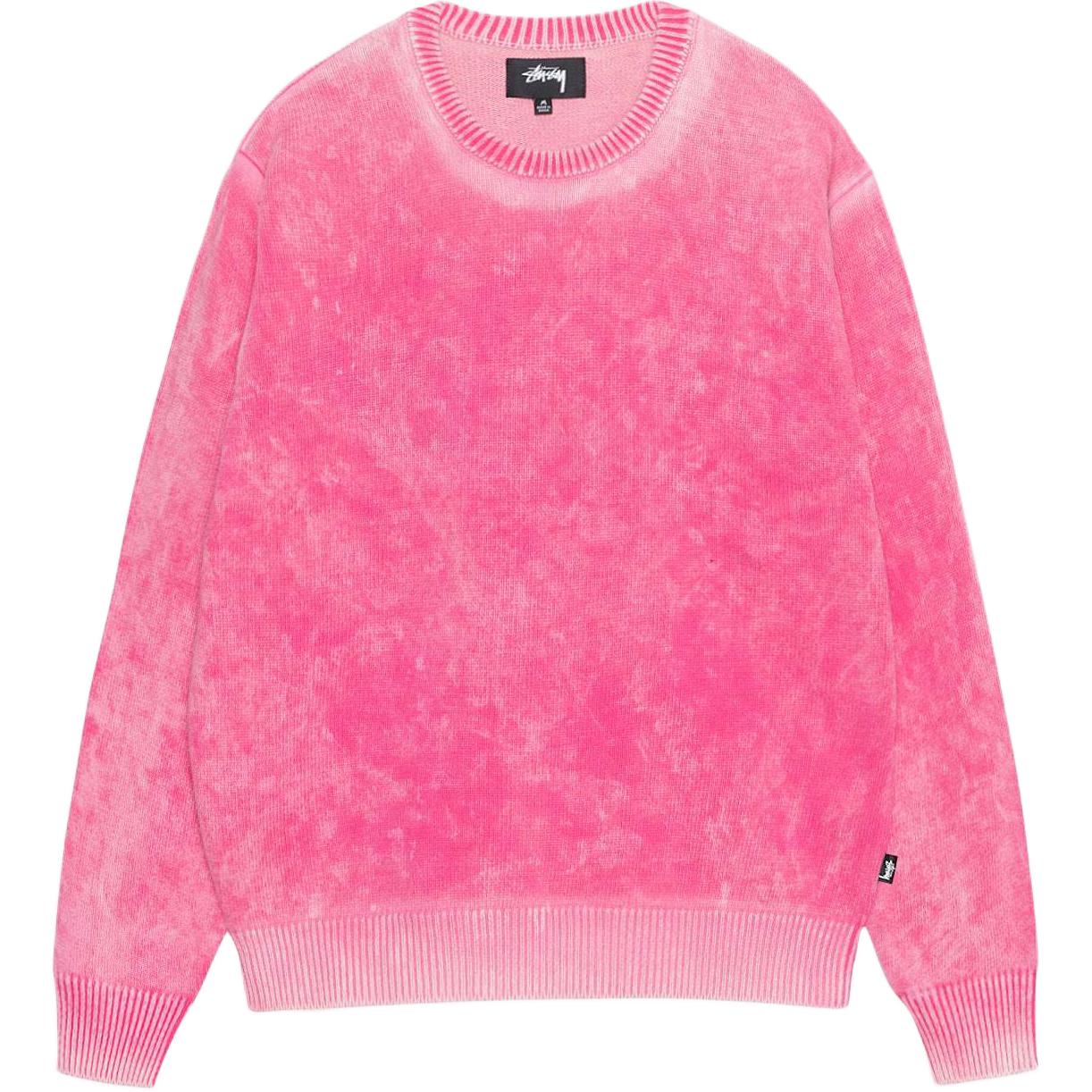 Stüssy Stussy FW24 Faded Cotton Knit Crew Vintage Unisex Sweater. 117239 圖 10