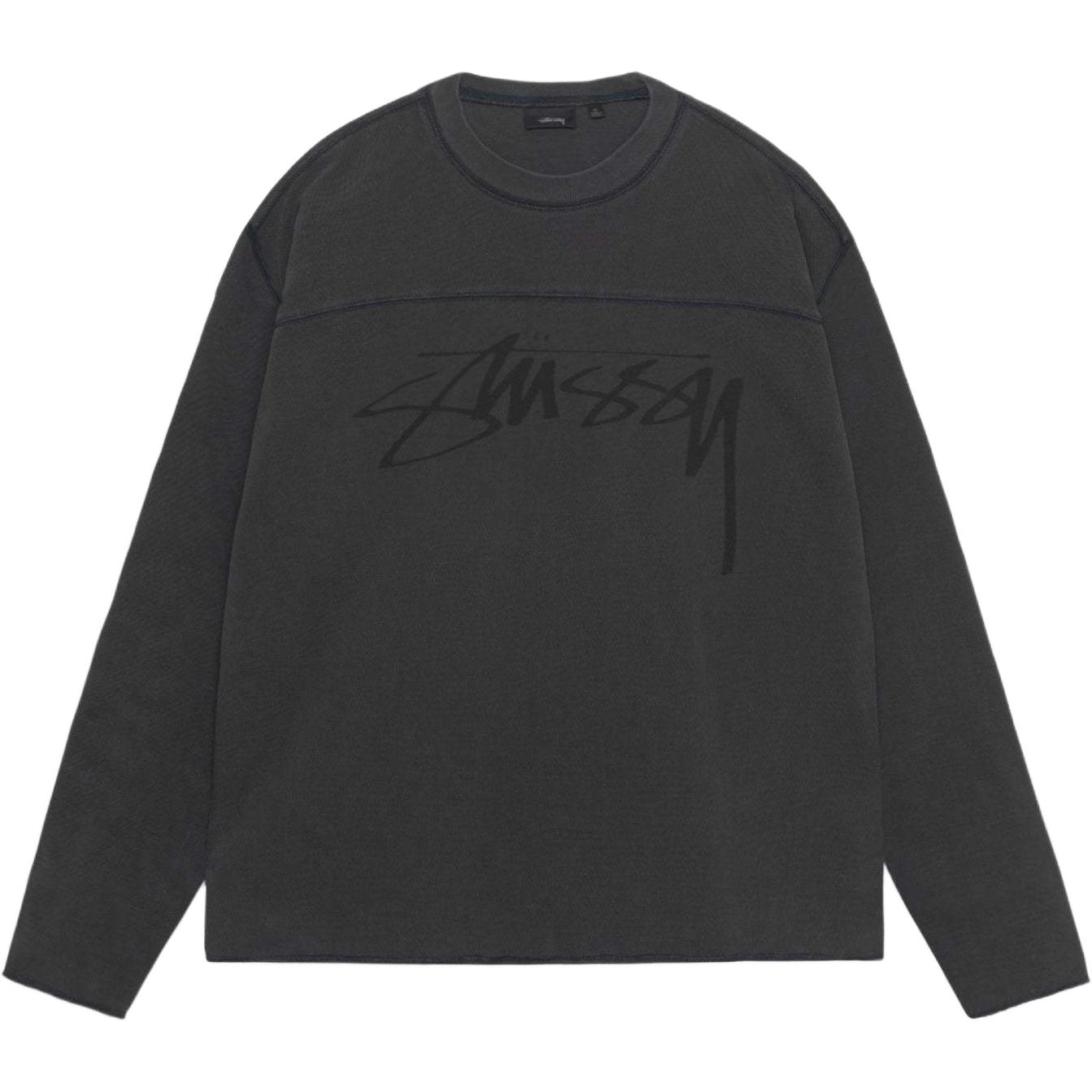 Stüssy Stussy FW24 Football Crew Pigment Dyed Oversized Vintage Long Sleeve Tee. 1140352 圖 2