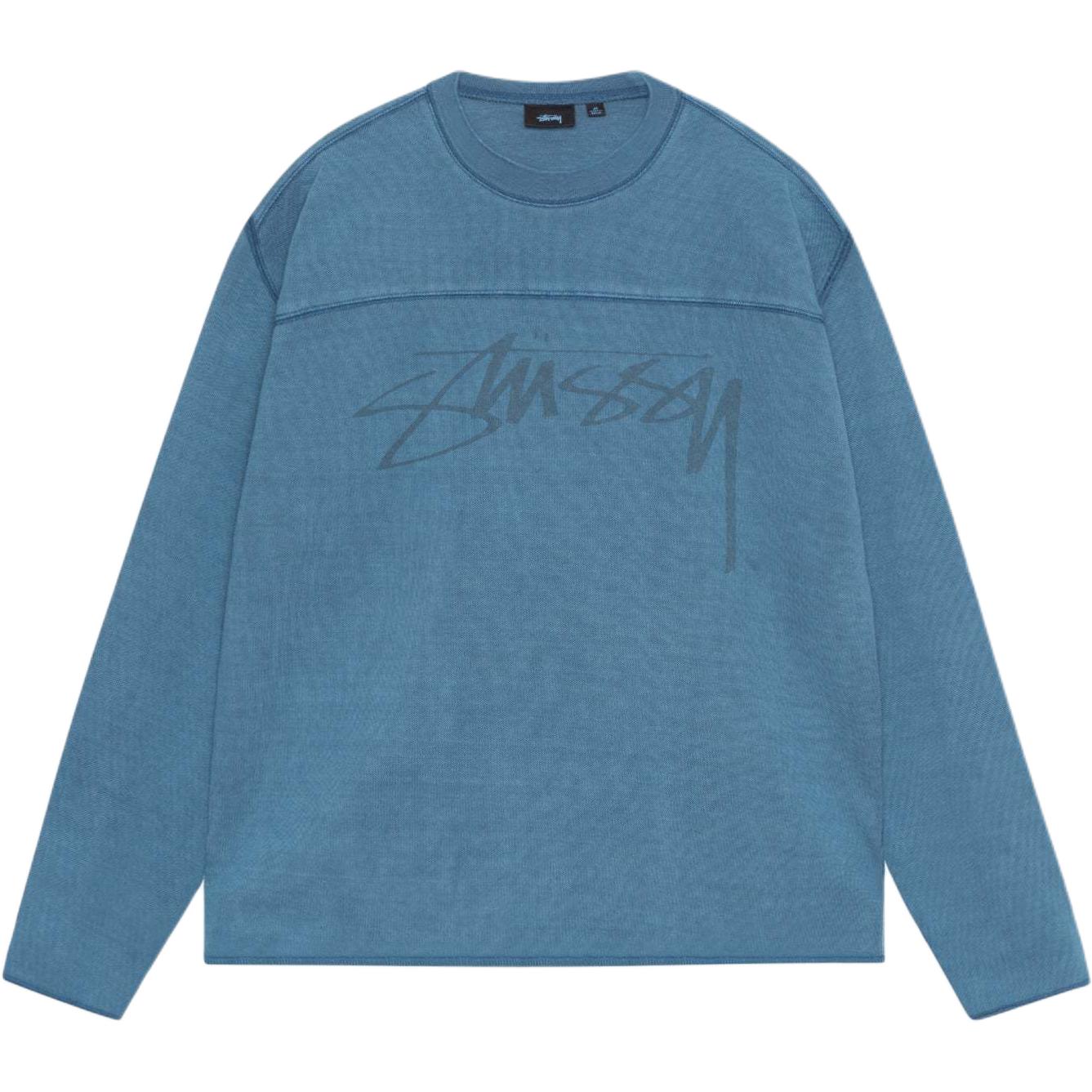 Stüssy Stussy FW24 Football Crew Pigment Dyed Oversized Vintage Long Sleeve Tee. 1140352 圖 4
